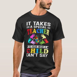 Camiseta Enigma de Professor de Autismo Peça Filho Especial