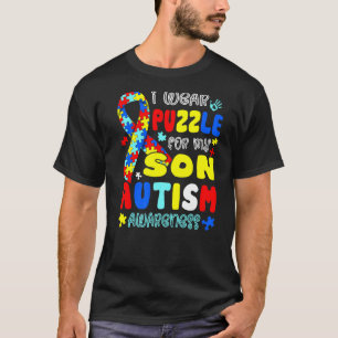 Camiseta Enigma de Vestir Para o Meu Filho Conscientização
