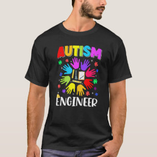 Camiseta Enigma do Engenheiro Autista Conscientização do Au