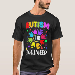 Camiseta Enigma do Engenheiro Autista Conscientização do Au