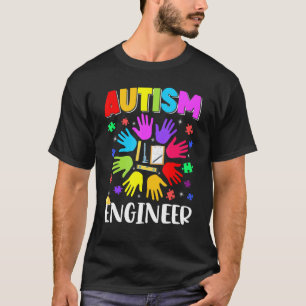 Camiseta Enigma do Engenheiro Autista Conscientização do Au