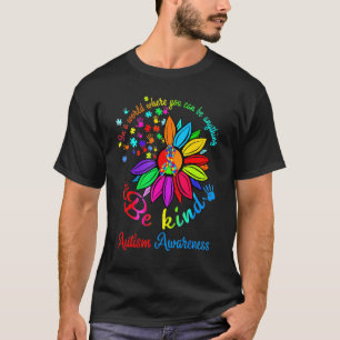 Camiseta Enigma do Girassol Seja Gentil Conscientização do