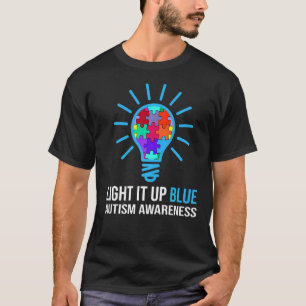 Camiseta Enigma do Laço de Conscientização do Autismo Acend