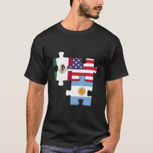 Camiseta Enigma do México, Argentina e EUA