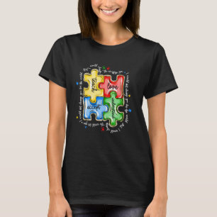Camiseta Enigma do Professor Conscientização do Autismo Ens