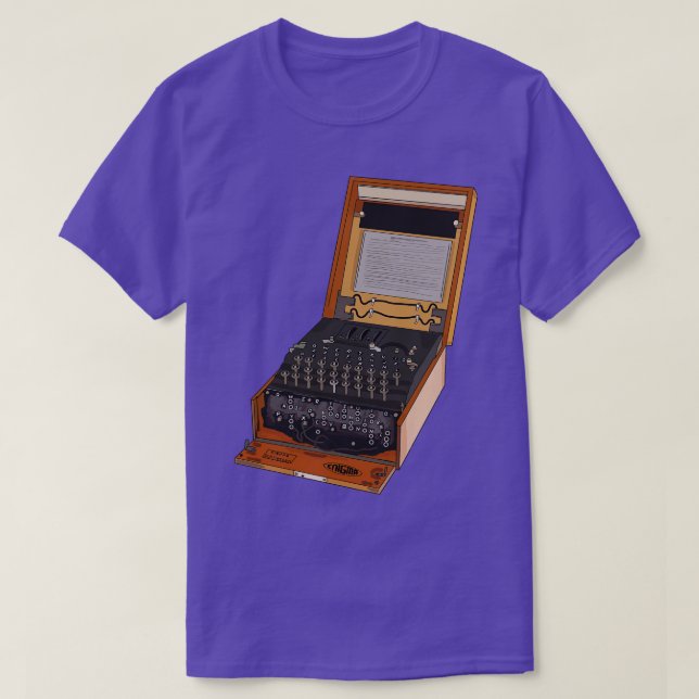 Camiseta Enigma Machine (Frente do Design)