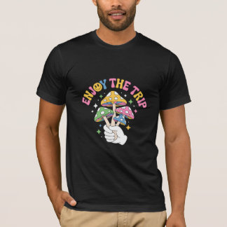 Camiseta Enjoy the Trip – Psychedelic Mushroom Retro