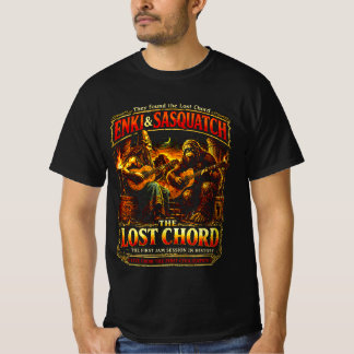 Camiseta Enki e Sasquatch O Acorde Perdido