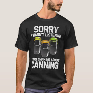 Camiseta Enlatamento Para Homens Mulheres Vida Rural Alimen