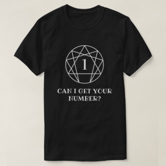 Camiseta Enneagram Personalizado Posso Obter Seu Número