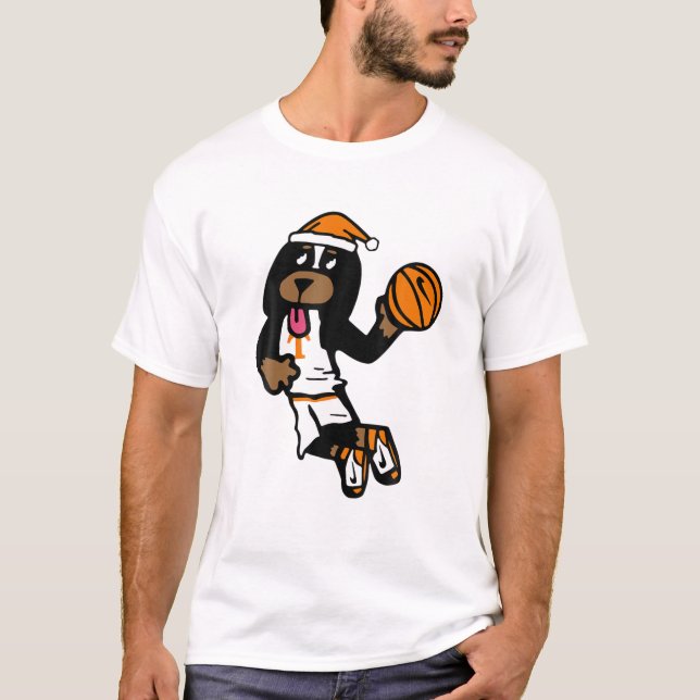 Camiseta Ennessee - Papais noeis de basquete Ennessee Ennes (Frente)