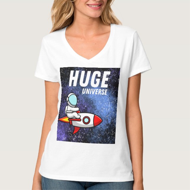 Camiseta enorme universo (Frente)