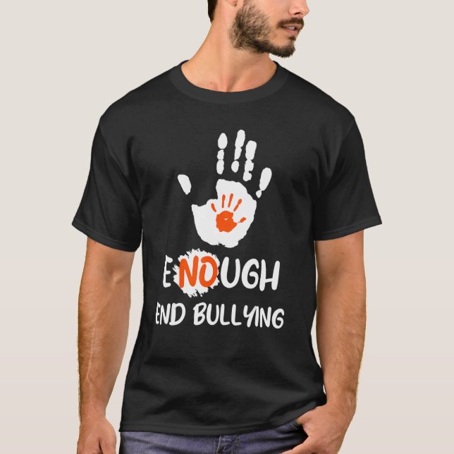 Camiseta enough end bullying unity day for men women kids (Frente)