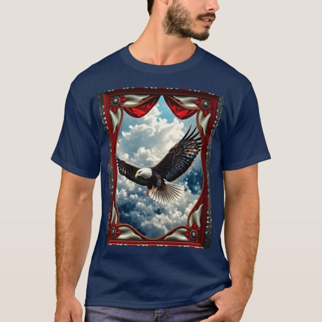 Camiseta Enquadrado Águia em Voo (Frente)