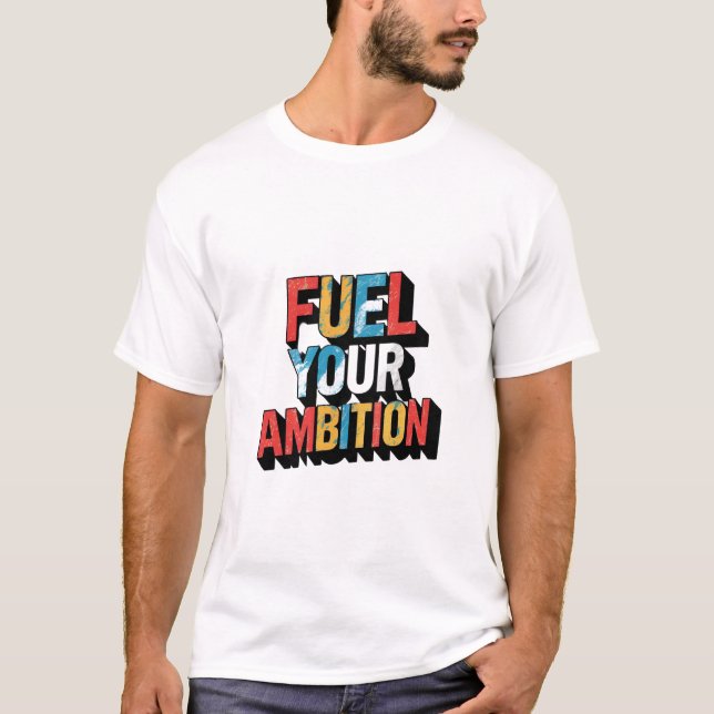 Camiseta Enquadre a sua ambição (Frente)