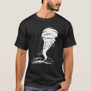 Camiseta Enquanto a tempestade Tornado Twister Furacão cica