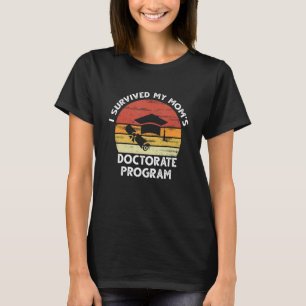 Camiseta Enquanto eu sobrevivi ao programa de doutorado da