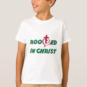 Camiseta Enraizado em Cristo. Celebrações cristãs da Páscoa