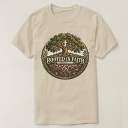 Camiseta Enraizado na Árvore da Fé Colossenses 2:7