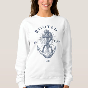 Camiseta Enraizado na Fé Hebreus 6:19 Presente de Versículo