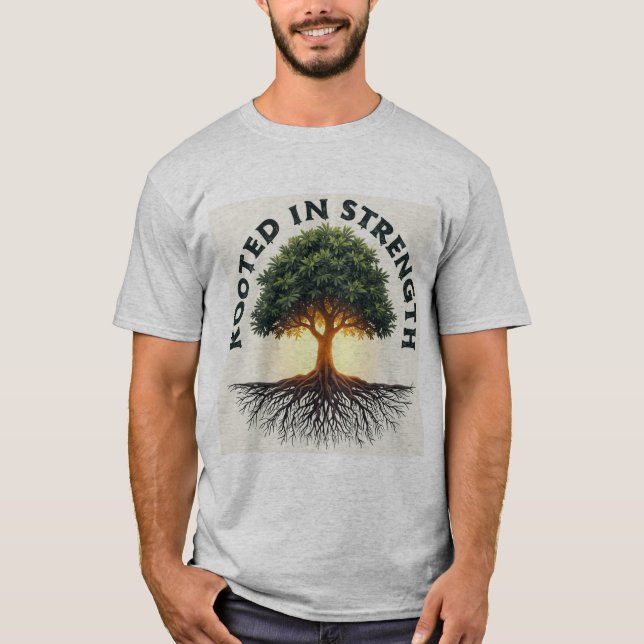 Camiseta Enraizado na força - capacitação (Frente)