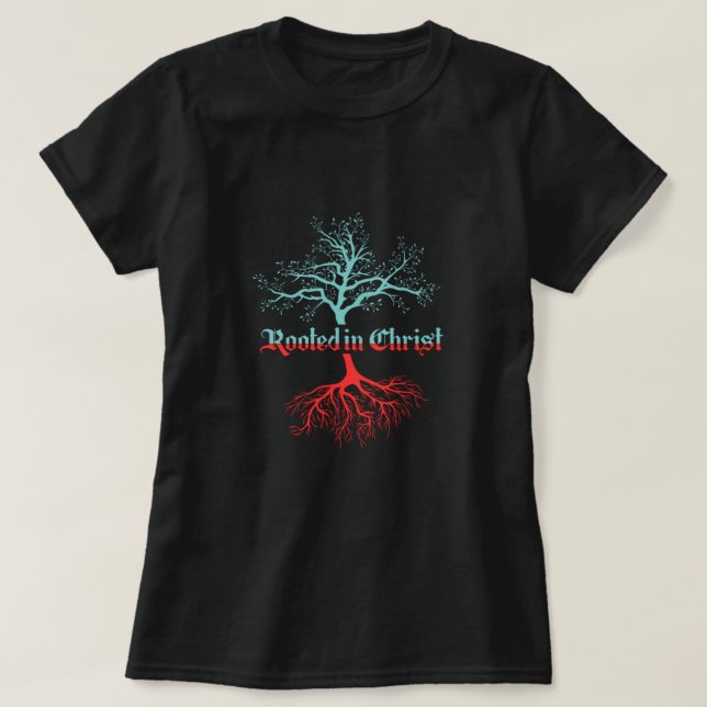 Camiseta Enraizado Na Religião Católica Cristo, Gif (Frente do Design)