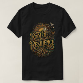 Camiseta Enraizado na Resiliência feliz dia de juneteenth A