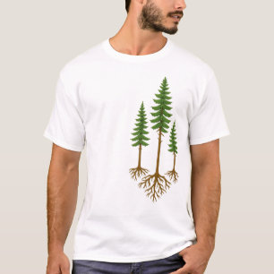 Camiseta "Enraizados Juntos: Família Florestal