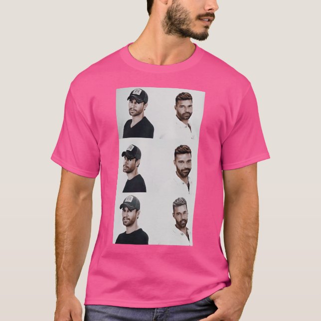 Camiseta Enrique Iglesias Ricky Martin (Frente)