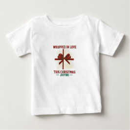 Camiseta Enrolada no Amor Este Natal | Bebê Personalizado