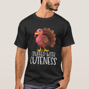 Camiseta Enrolado Com A Bonita Garota Turca De Ação De Graç