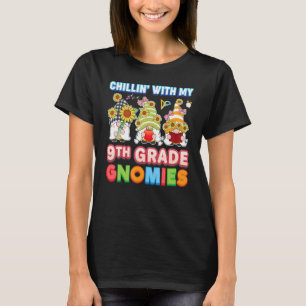 Camiseta Enrolando Com Meu 9º Grau Gnomies Nono Professor K