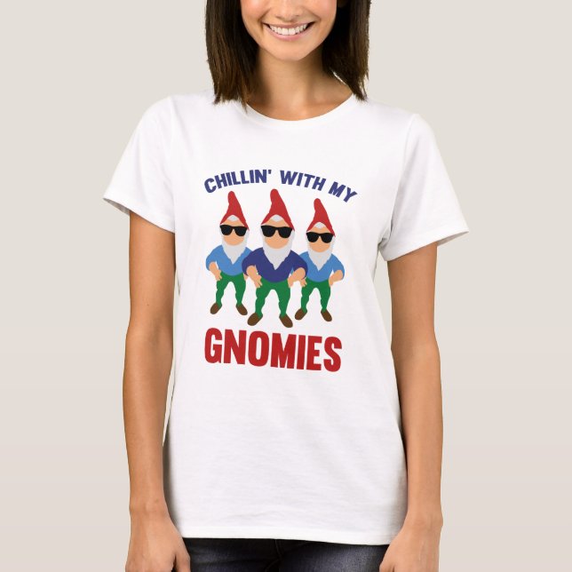 Camiseta Enrolando Com Meus Gnomos (Frente)