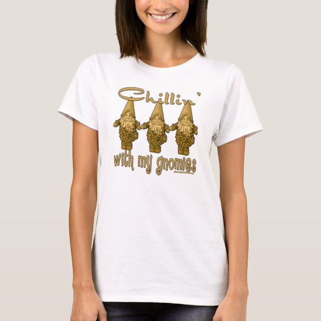 Camiseta Enrolando Com Meus Gnomos (Frente)