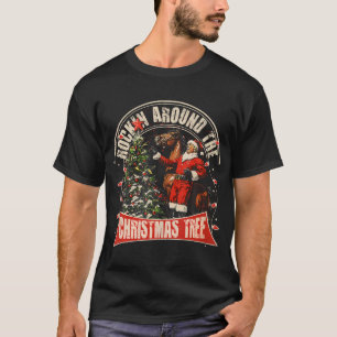 Camiseta Enroscando O Feliz Vaqueiro De Natal