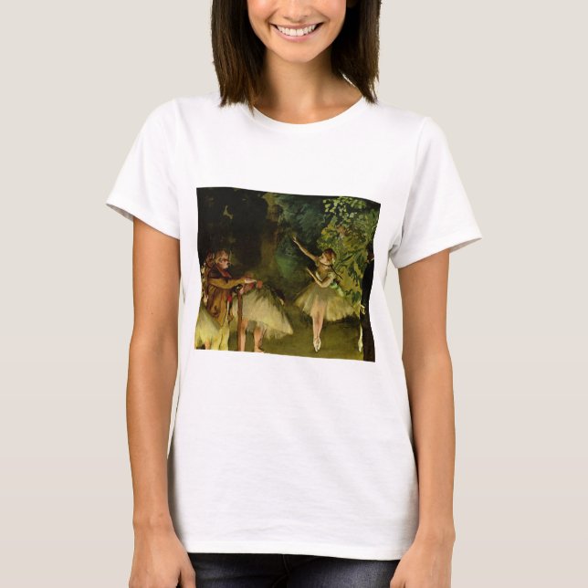 Camiseta Ensaio de balés - Edgar Degas - 1875 (Frente)