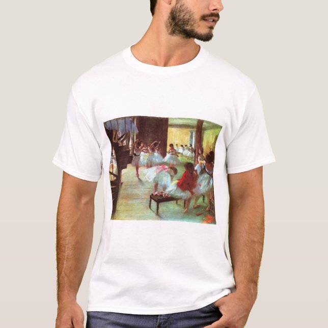 Camiseta Ensaio de balés - Edgar Degas - 1880 (Frente)