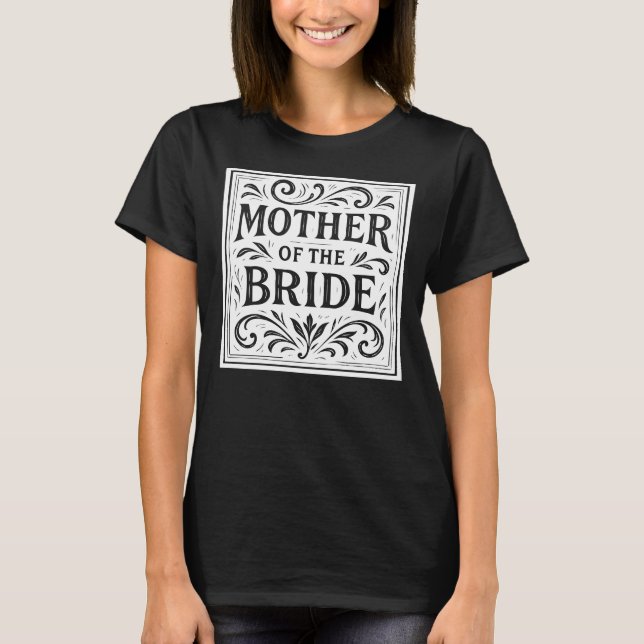 Camiseta Ensaio de Casamento Romântico da Mãe da Noiva (Frente)