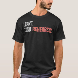 Camiseta Ensaio de Teatro Não Posso Ter Ensaio