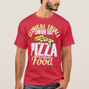 Camiseta Ensaios Clínicos Confiram Que A Pizza É Um Fo Saud