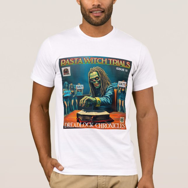 CAMISETA ENSAIOS COM RASTA WITCH - DREADLOCK CRÔNICA PROBLE (Frente)