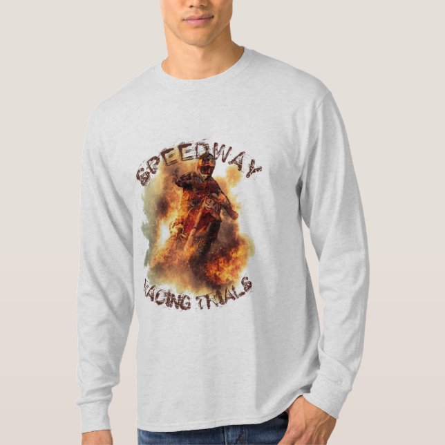 Camiseta Ensaios de corridas de autoestrada - Camisa-T masc (Frente)