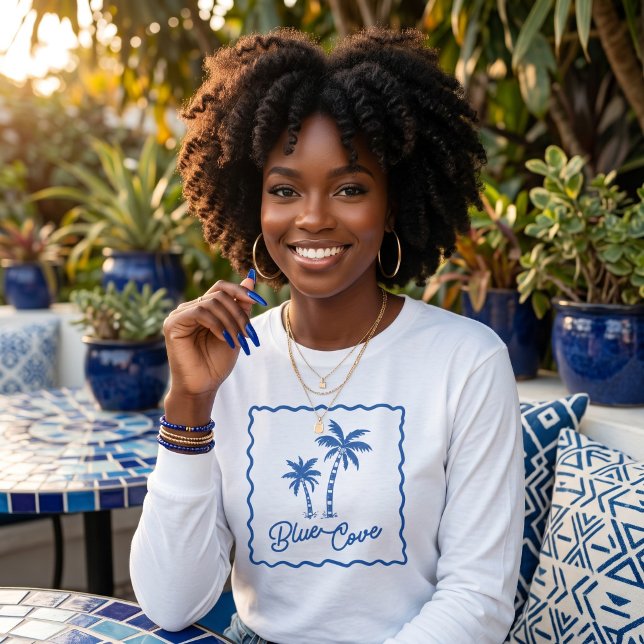 Camiseta Enseada Azul (Criador carregado)