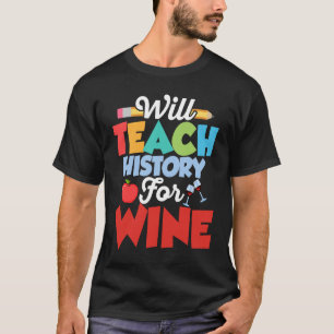 Camiseta Ensina História Do Vinho Professor Educador