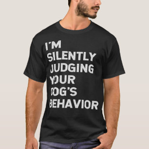 Camiseta Ensinador de Cachorro Engraçado, estou silenciosam