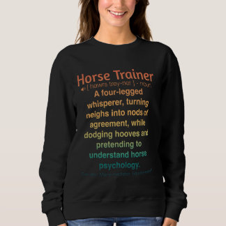 Camiseta Ensinador Engraçado de Cavalo