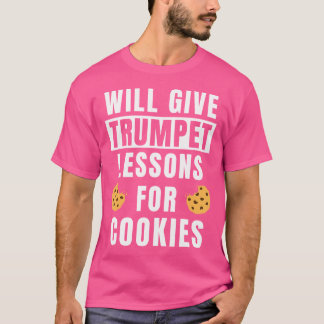 Camiseta Ensinamentos De Professores De Trompete Para Cooki
