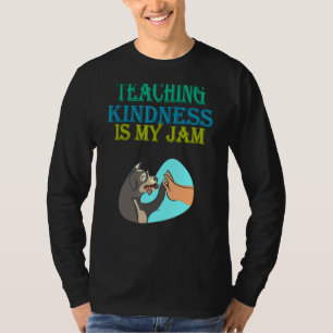 Camiseta Ensinando bondade Professor Humor Dizendo