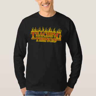 Camiseta Ensinando Coisas Professor de Volta às Aulas