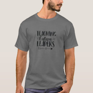 Camiseta Ensinando futuros líderes Professores inspiradores